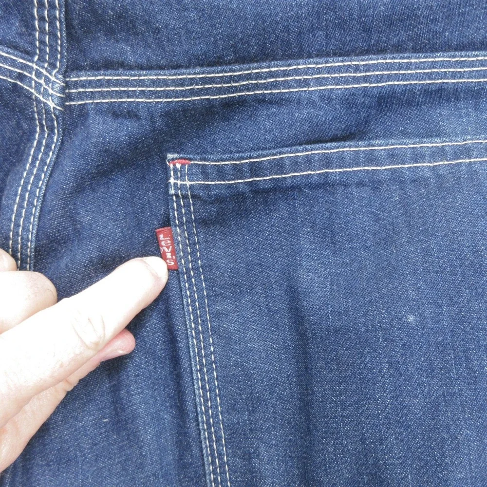 Levi's Men's Jeans W36 L32 Straight Dark Wash Blue
